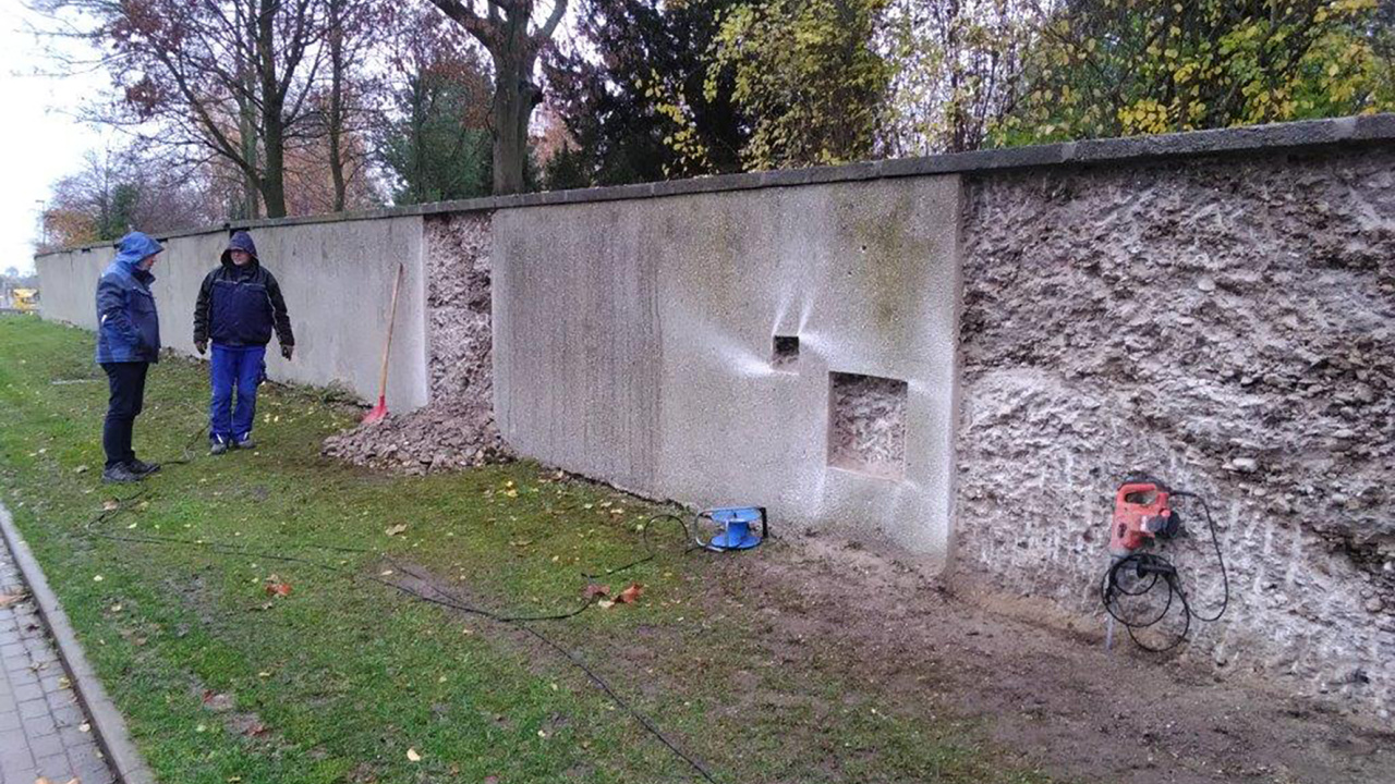 Mauern der st&auml;dtischen Friedh&ouml;fe Naumburg